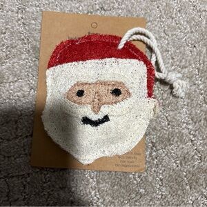 Tag Christmas Santa Kitchen Loofah Scrubber